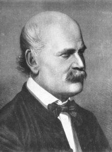 Portrait of Ignaz Semmelweis.