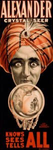 Poster of a fortune teller "Alexander Crystal-Seer".
