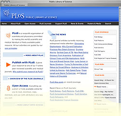 PLoS webpage